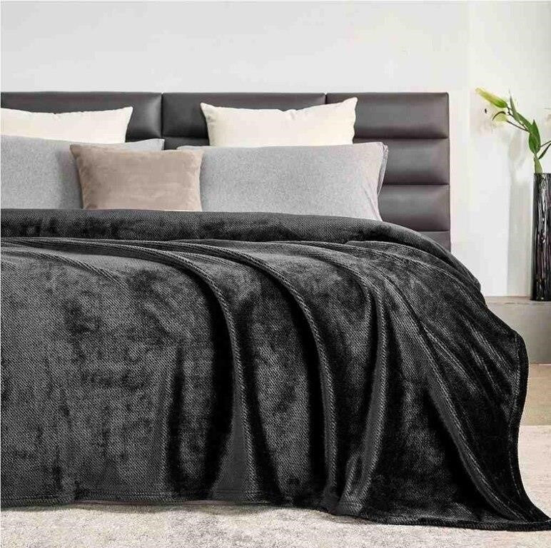 KORBLISS Fleece King Blanket