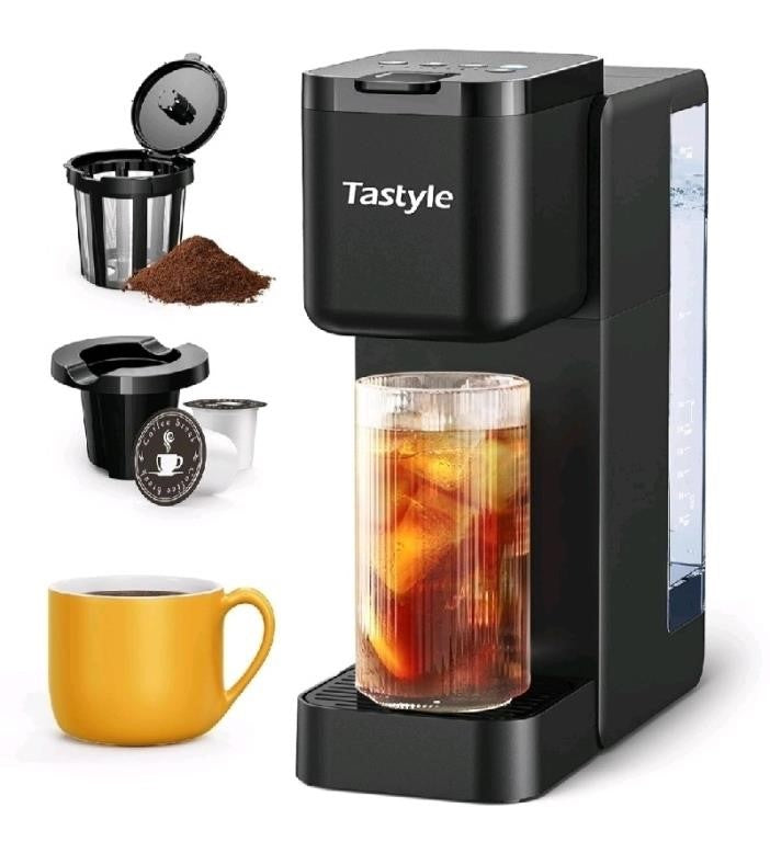 Tastyle Single Serve Hot & Iced Coffee Maker w