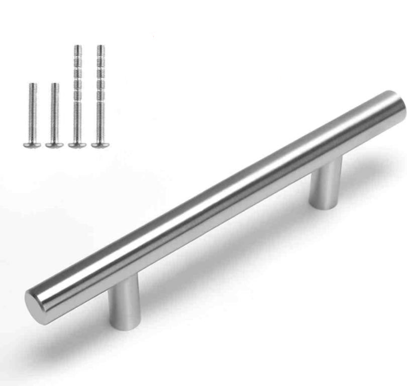 homdiy Kitchen Drawer Pulls Brushed Nickel 3-3