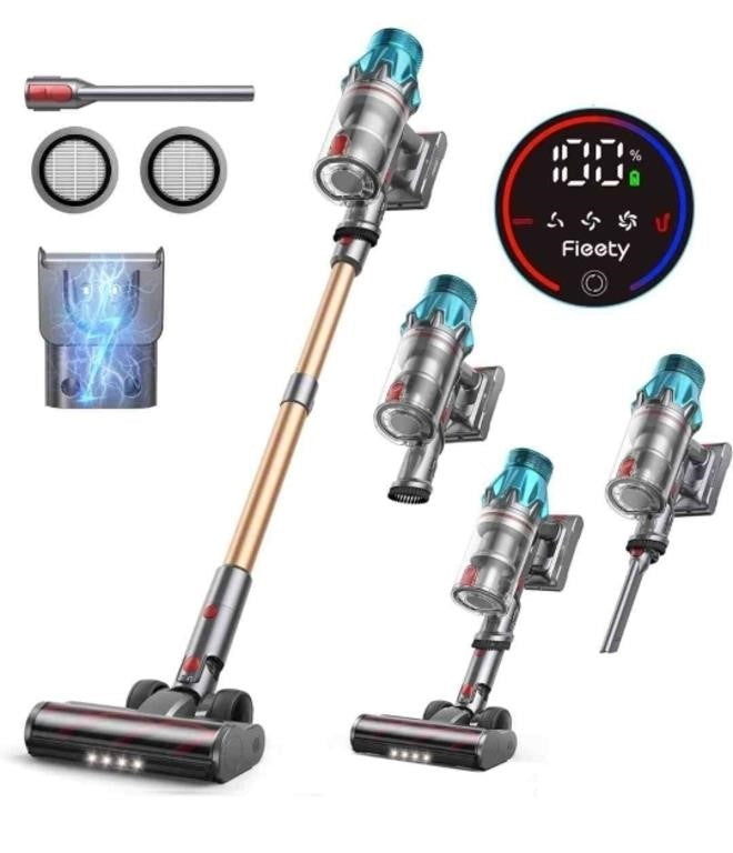 Fieety Cordless Vacuum Cleaner, 45Kpa 550