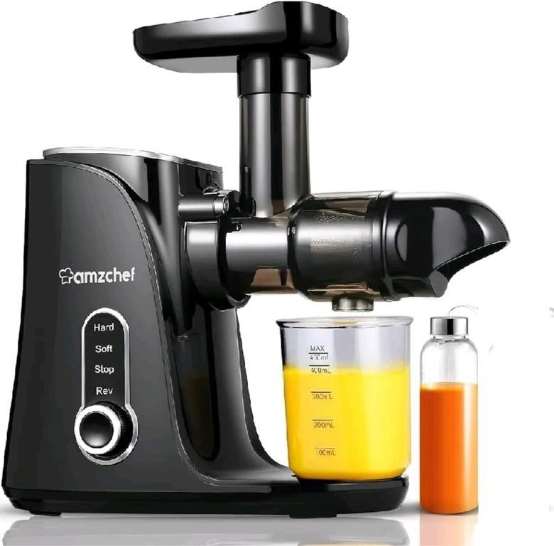 AMZCHEF Slow Juicer Machine - Cold Press Juice