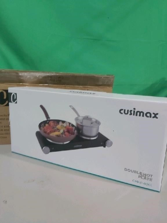 Used CUSIMAX 900W+900W Cast Iron Electric Double H