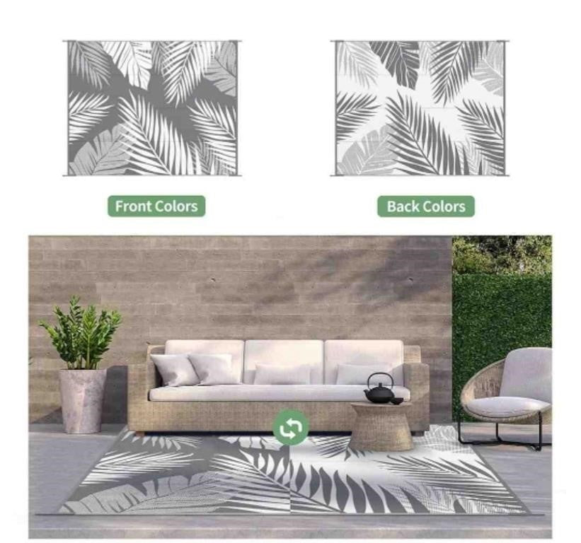 GENIMO Outdoor Rug Waterproof for Patios