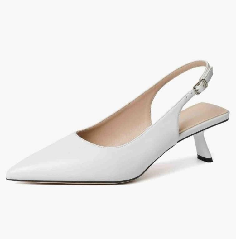 Mostrin Kitten Heels for Women Pointed Toe Pum