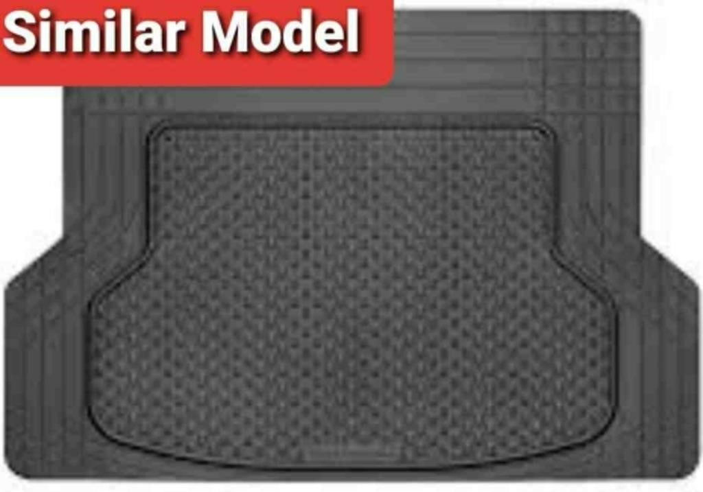 Hercules Car Universal Trunk Mat, Black, 32" X