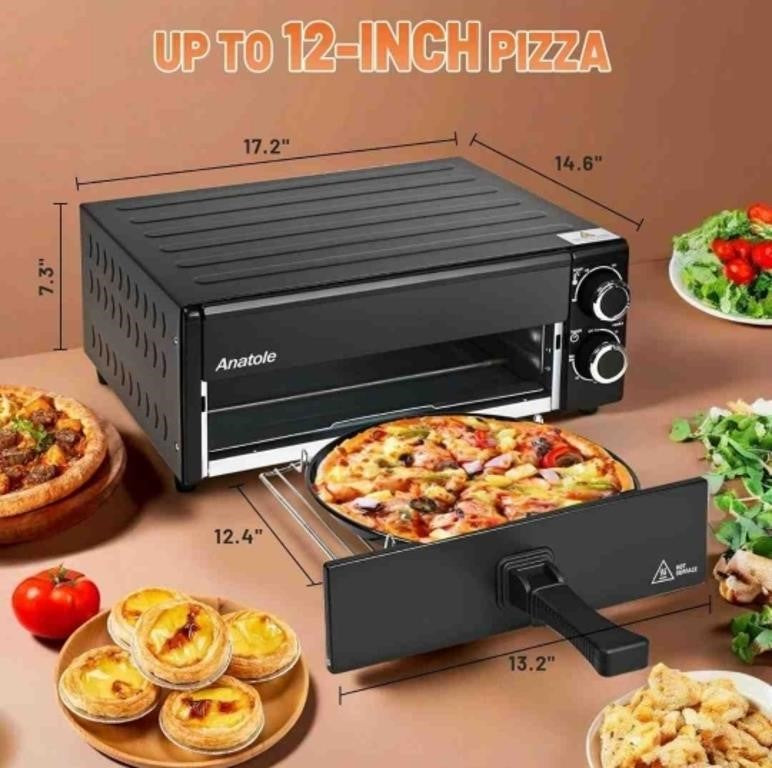 Anatole Electric Pizza Oven 12" 1800W