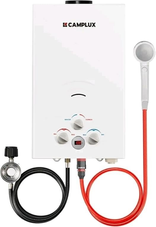 Water Heate Camplux, 2.64 GPM Propane Gas