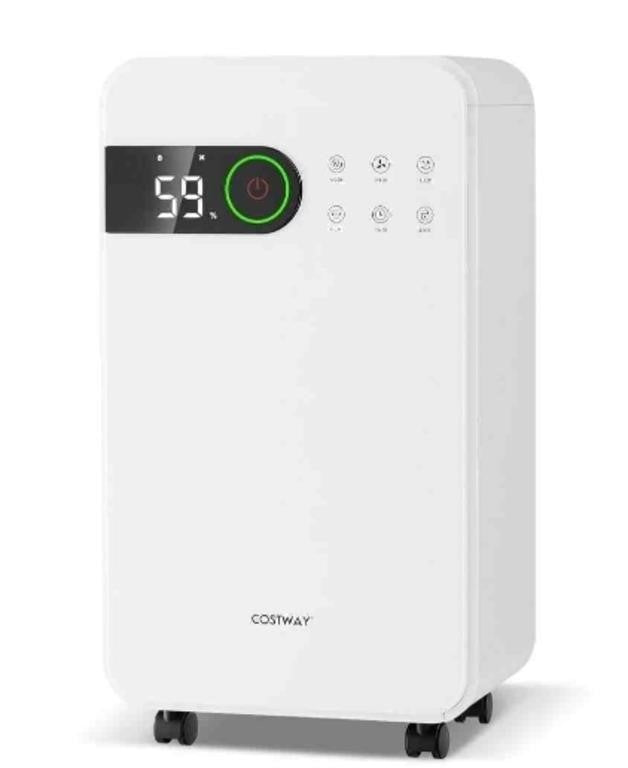 COSTWAY 2500 Sq. Ft Dehumidifier for Base