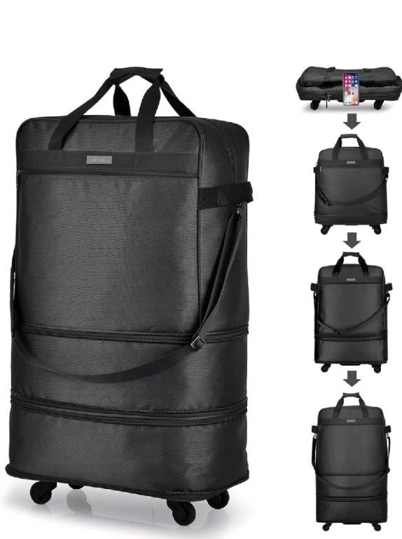 Hanke Expandable Foldable Suitcase with Spinne