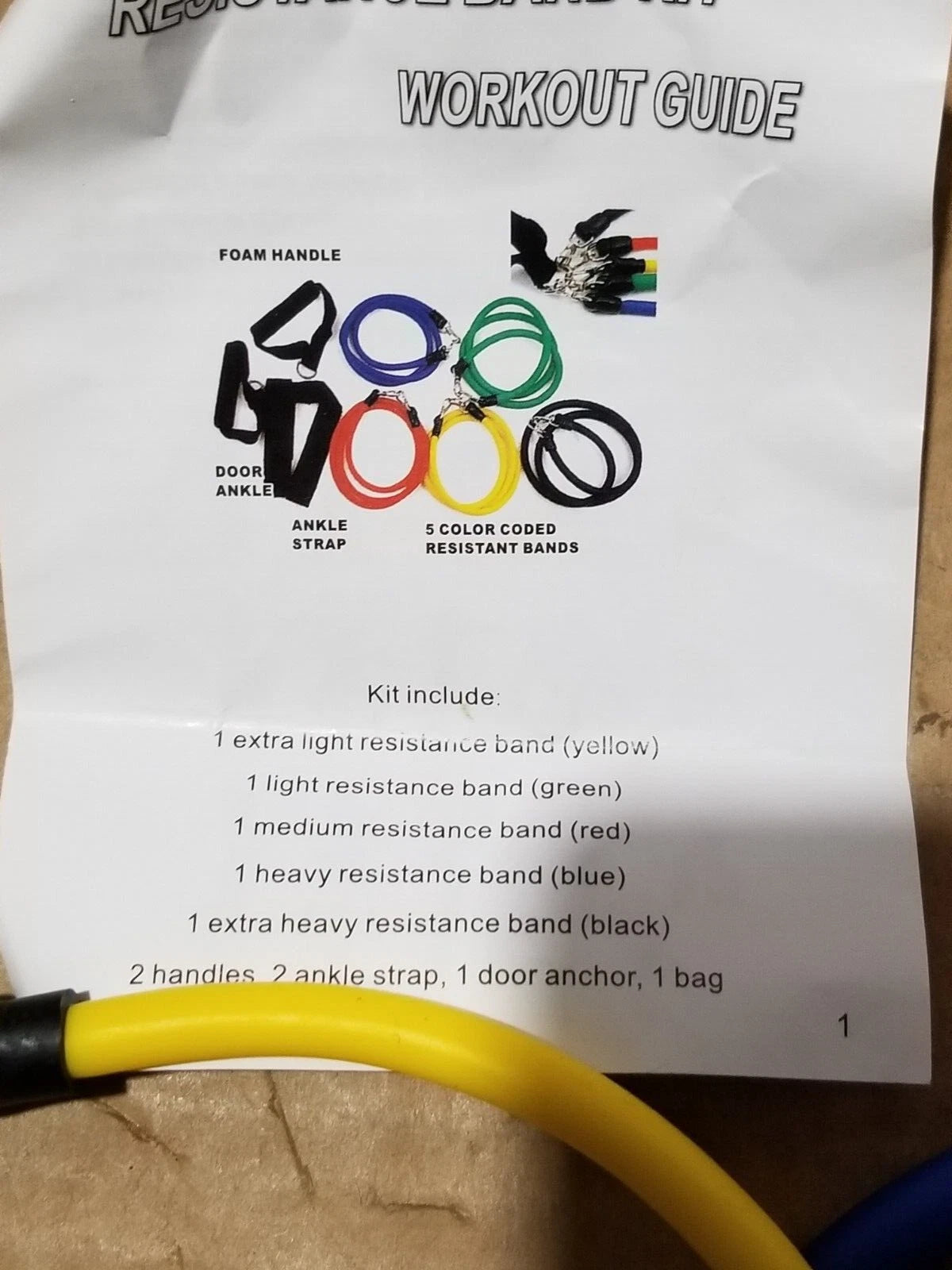 Yoga Resistance Bands Set