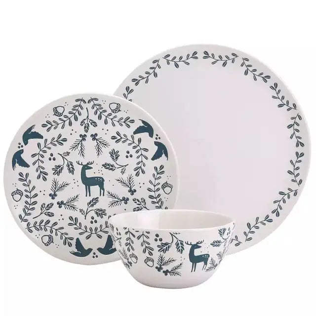 Gallery Winter Forest 12-pc. Dinnerware Set