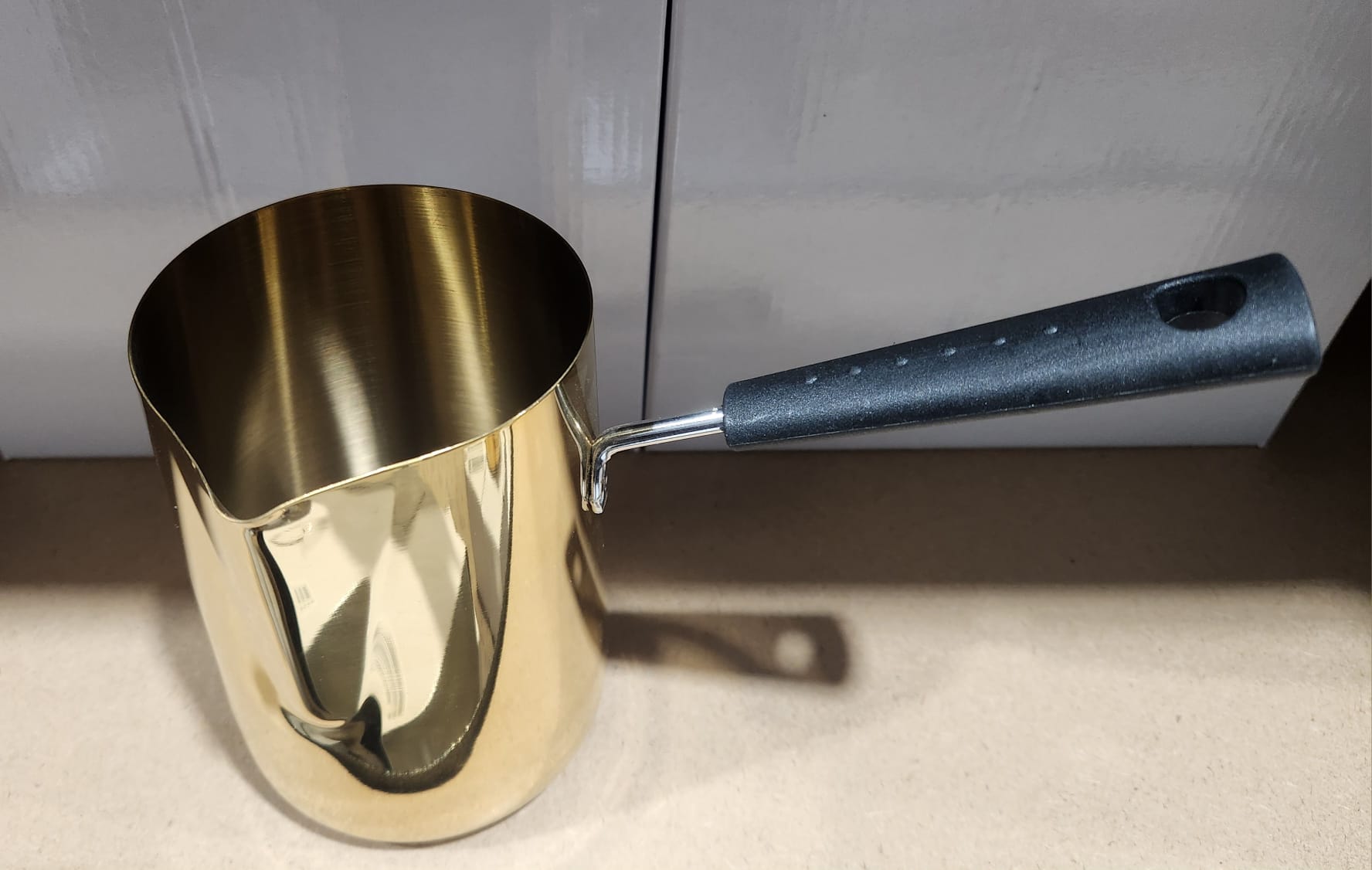 MILK CUP METAL GOLD
