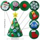 Christmas crafts / Christmas games / decorating a Christmas tree, large felt tree Dark green