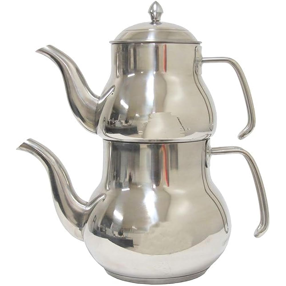 STAINLESS STEEL KETTLE WITH POT