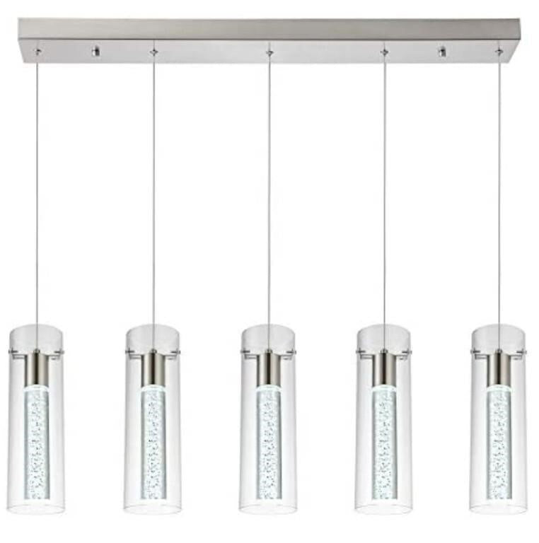 Votag Modern Pendant Lighting 5-Light Ceiling Fixture with 45.00 45.00  Dimmable LED Bulbs