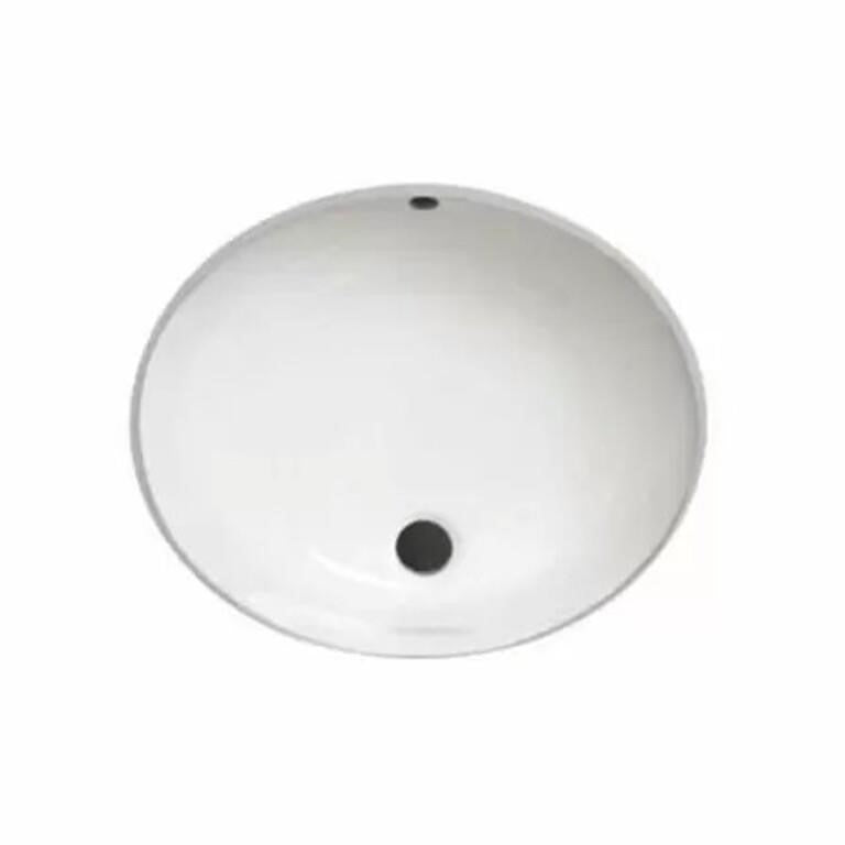 Mirabelle MIRU1714AWH17" Porcelain Undermount Bathroom Sink