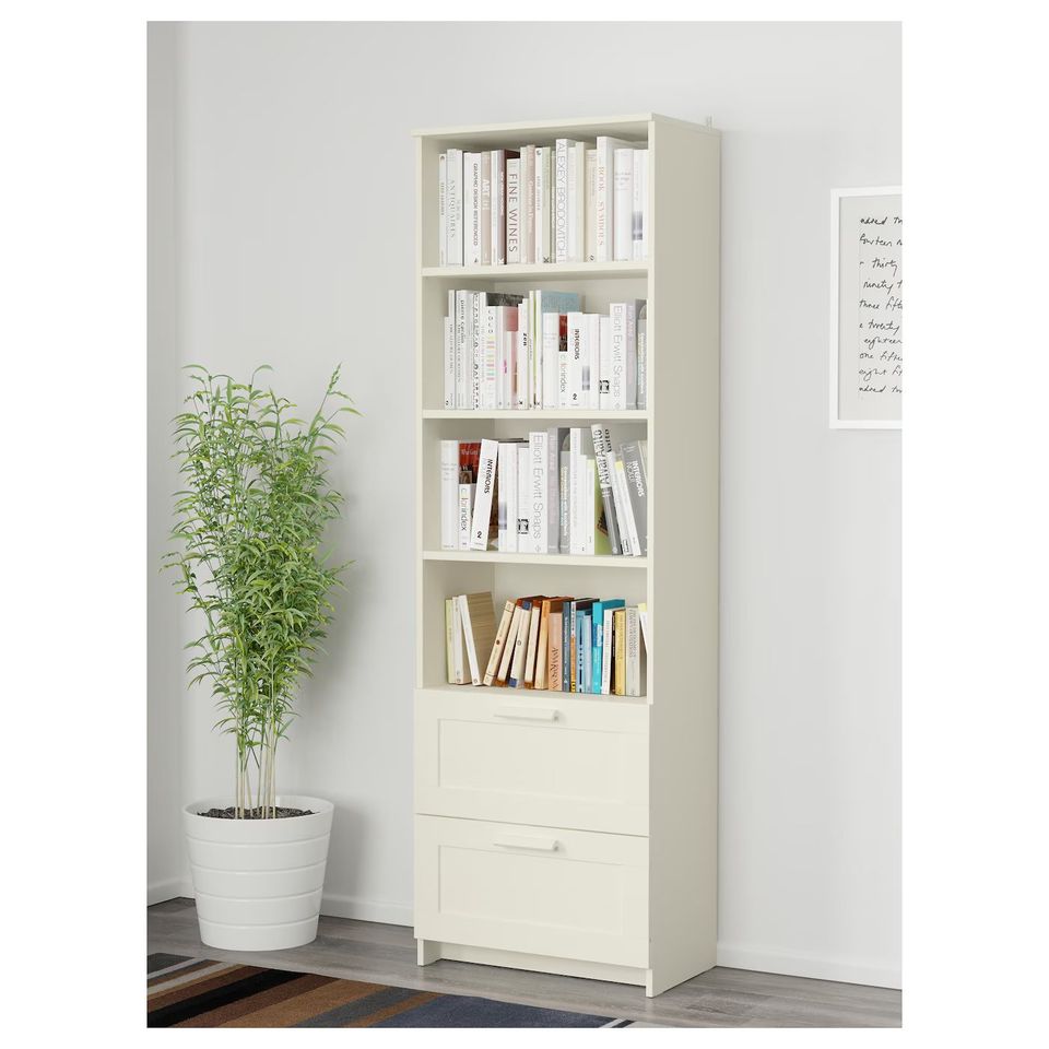 Brimnes bookcase, white