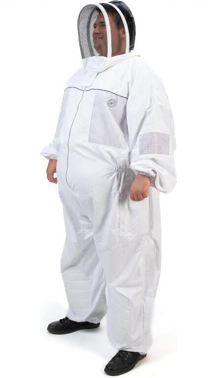 Humble Bee Big and Tall 431 Ventilated Beekeeping Suit with Fencing Veil, Medium new