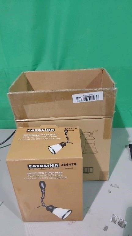 Lot of 2 Catalina lighting suspended track head