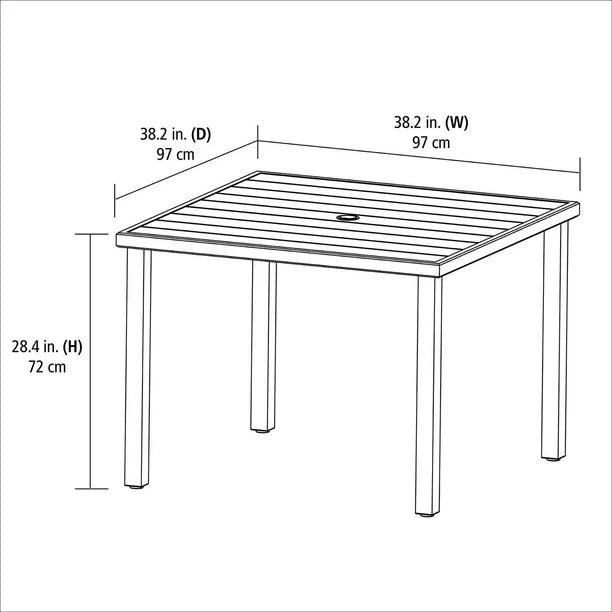 Mainstays Square Dining Table