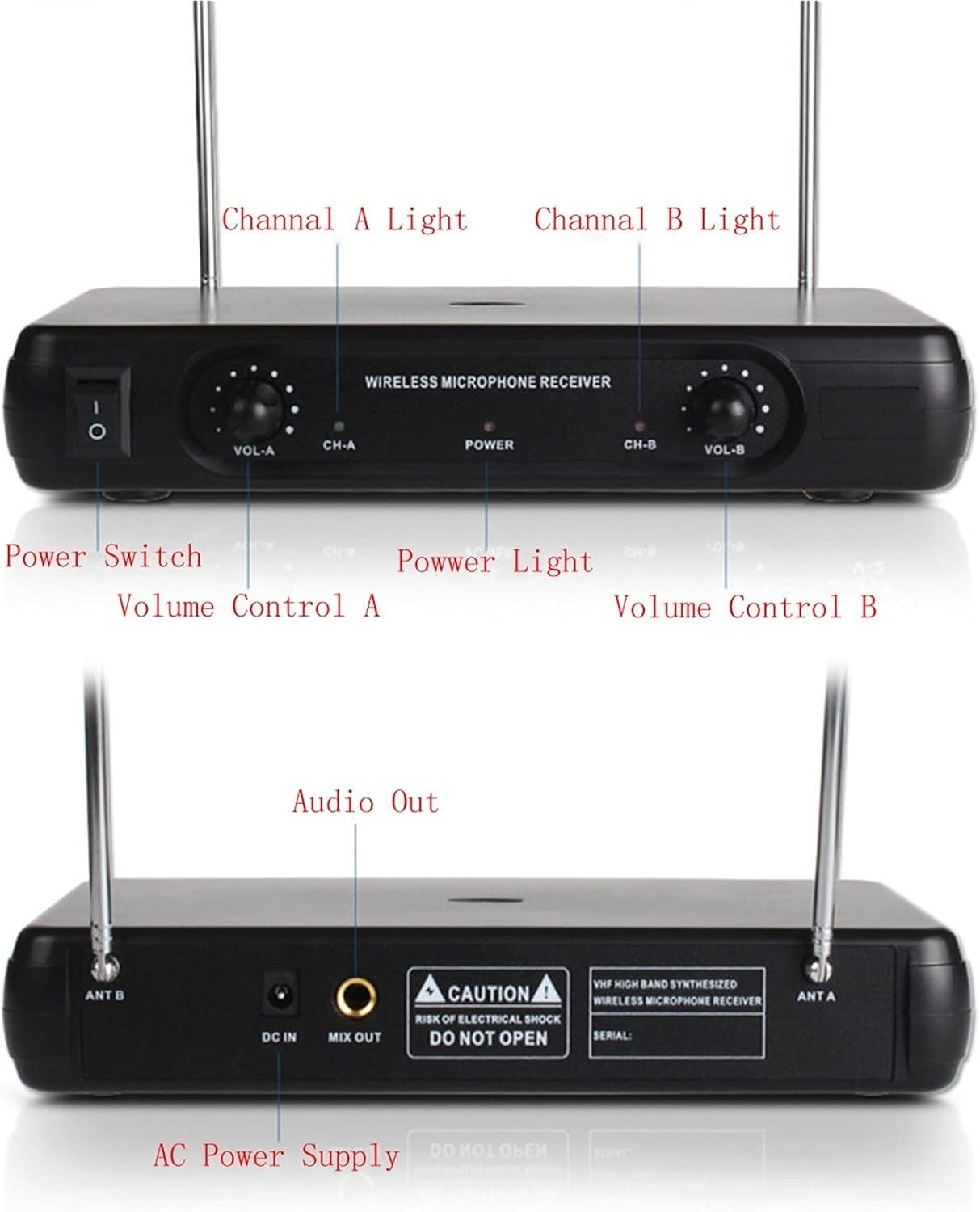 Microphone Dynamic Microphone Dual Professional