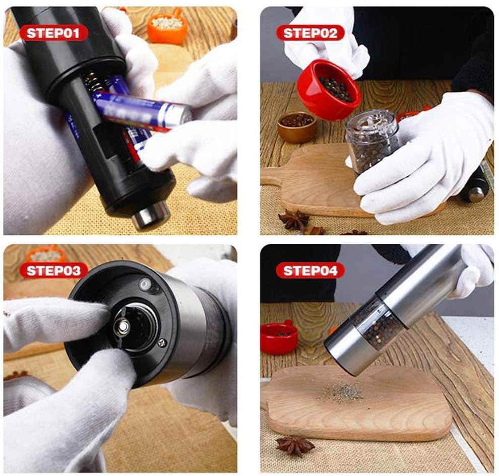 Salt and Pepper Mills Salt and Pepper Grinder Electric