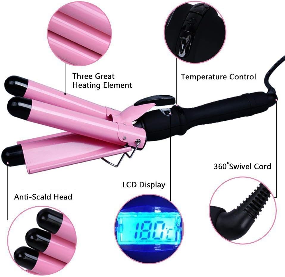 Curling Iron,VASLON Hair Waver Crimper Hair Iron