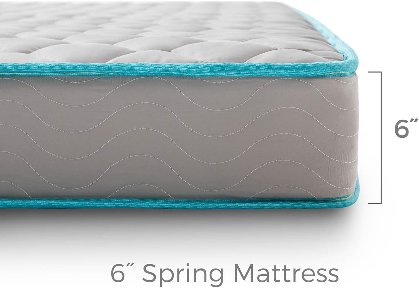 Linenspa 6 Inch Innerspring Mattress - Queen, White