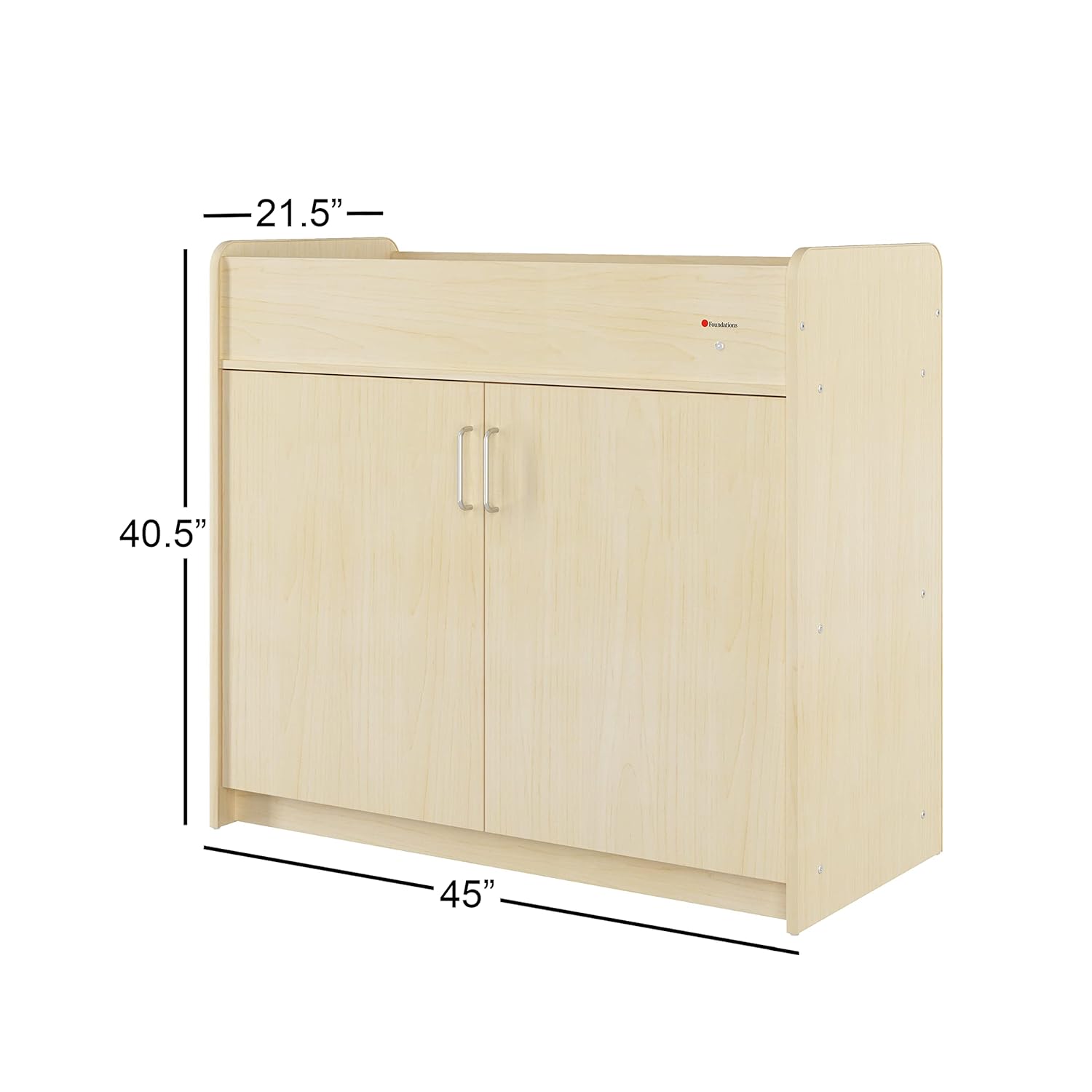 Foundations SafetyCraft Changing Table, Natural