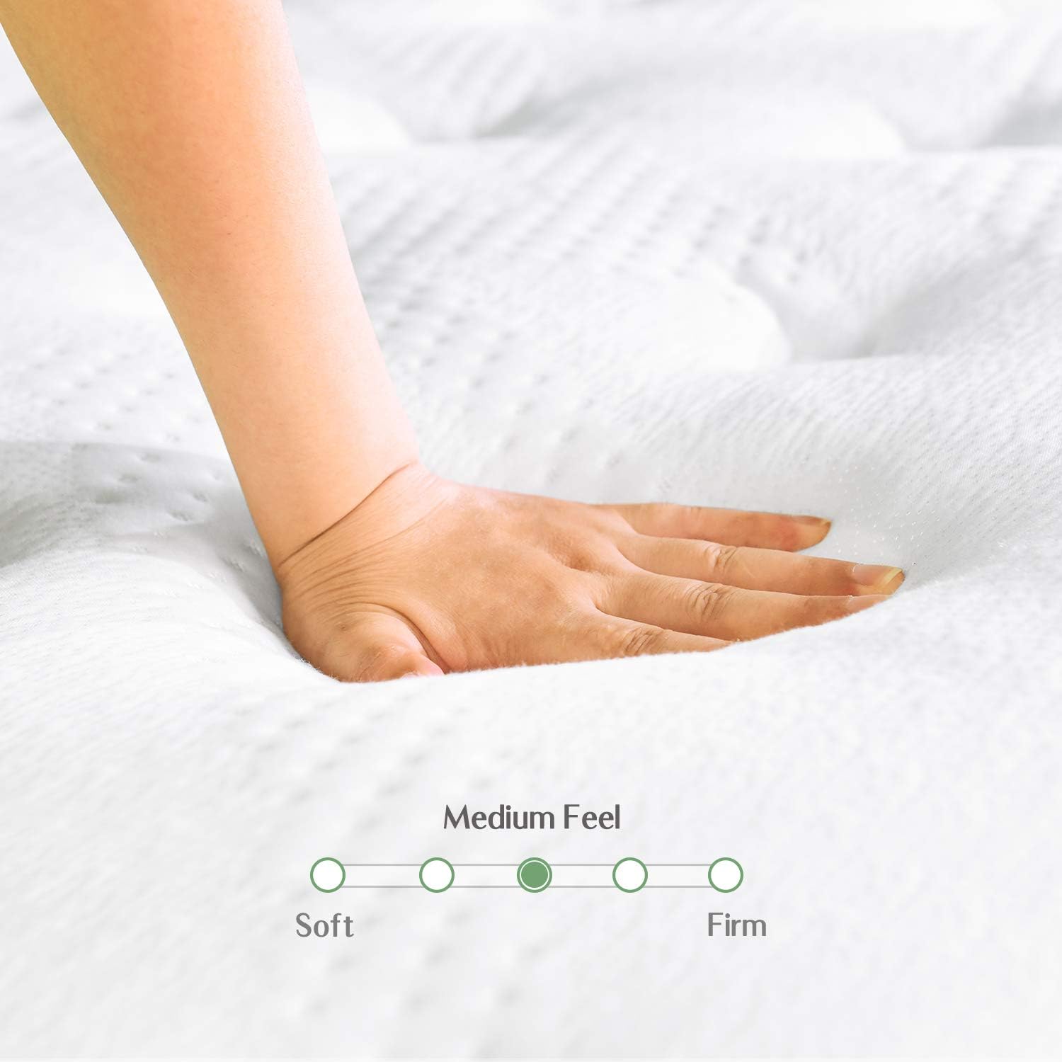 Novilla Queen Size Mattress, 10 Inch Hybrid Queen Mattress with Gel Memory Foam