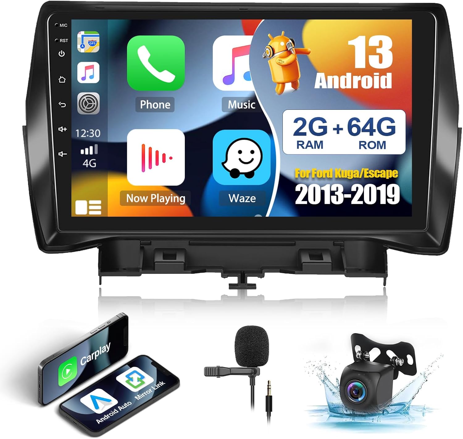 Android 13 Car Radio for Ford Escape 2013-2019