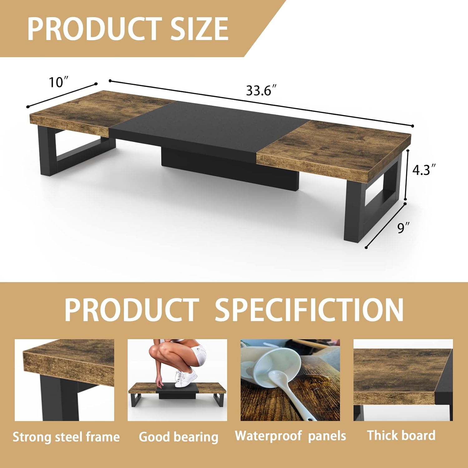 WESTREE Dual Monitor Riser Stand