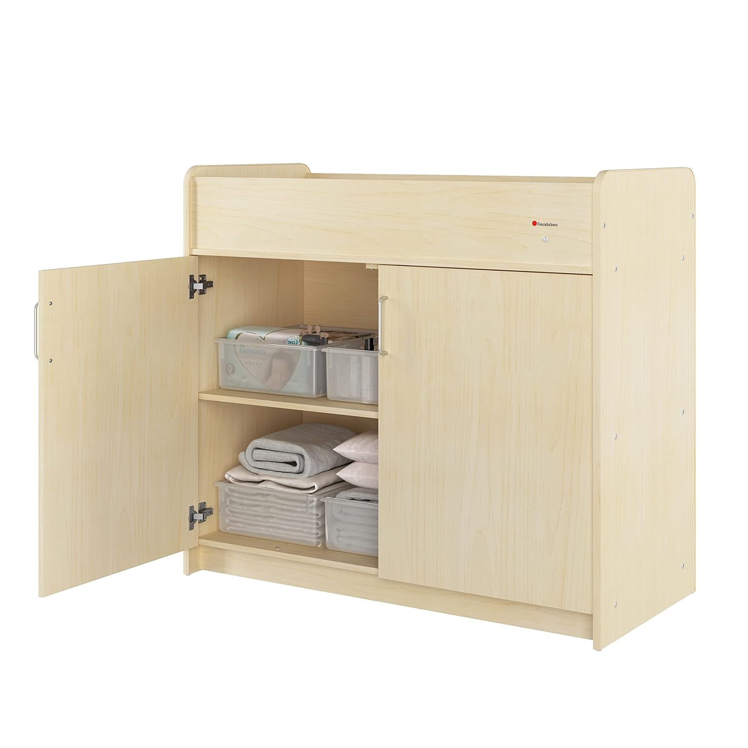 Foundations SafetyCraft Changing Table, Natural