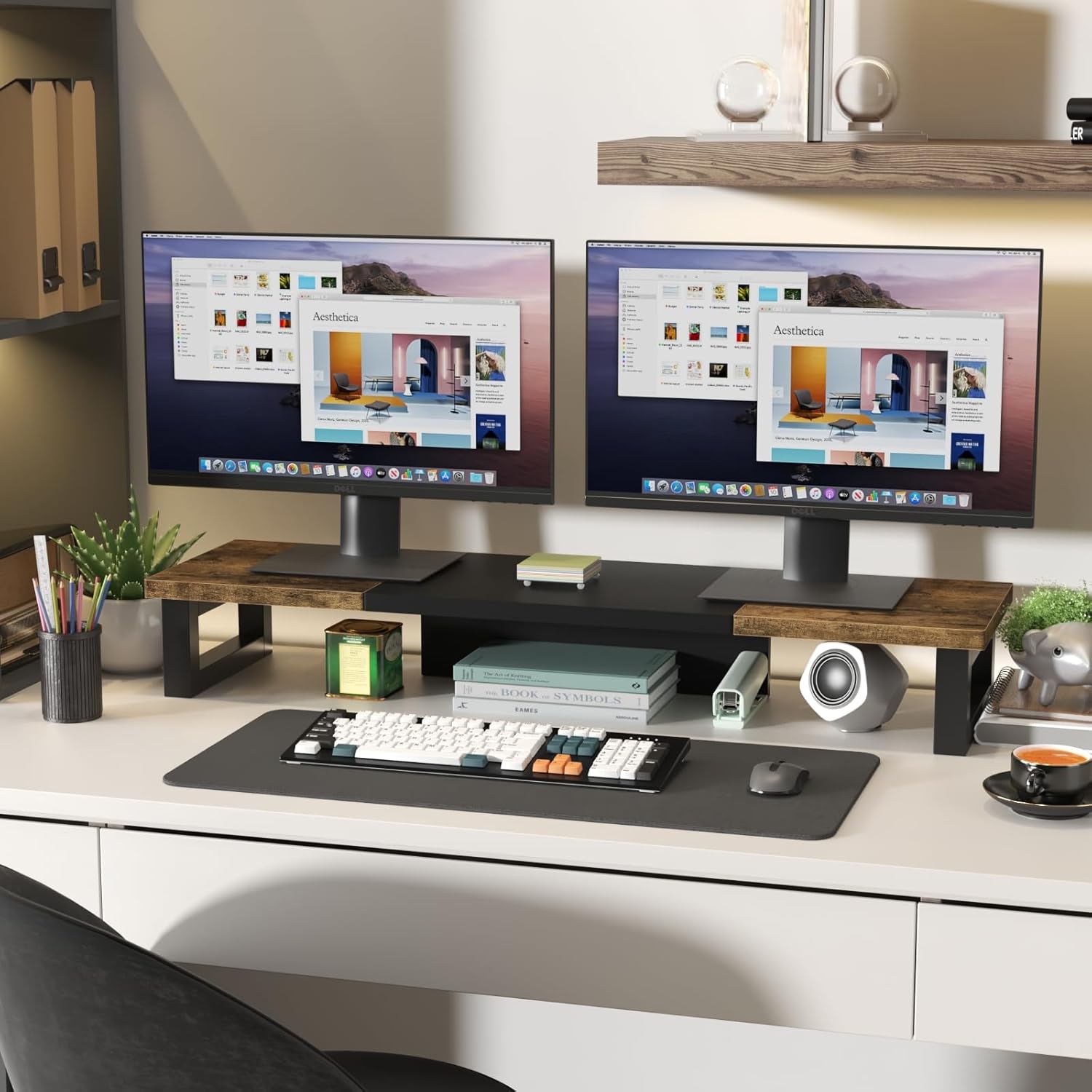 WESTREE Dual Monitor Riser Stand