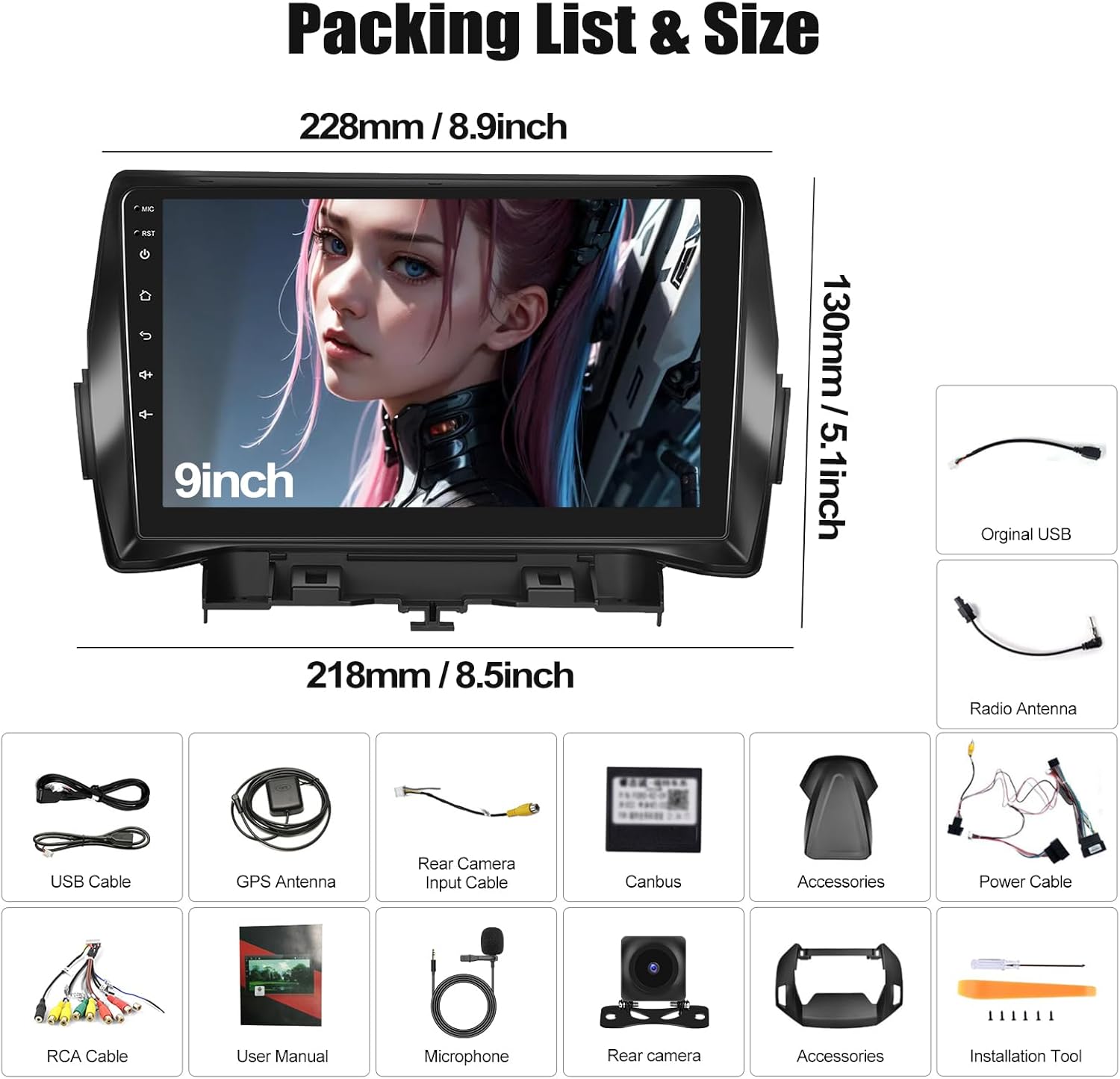 Android 13 Car Radio for Ford Escape 2013-2019