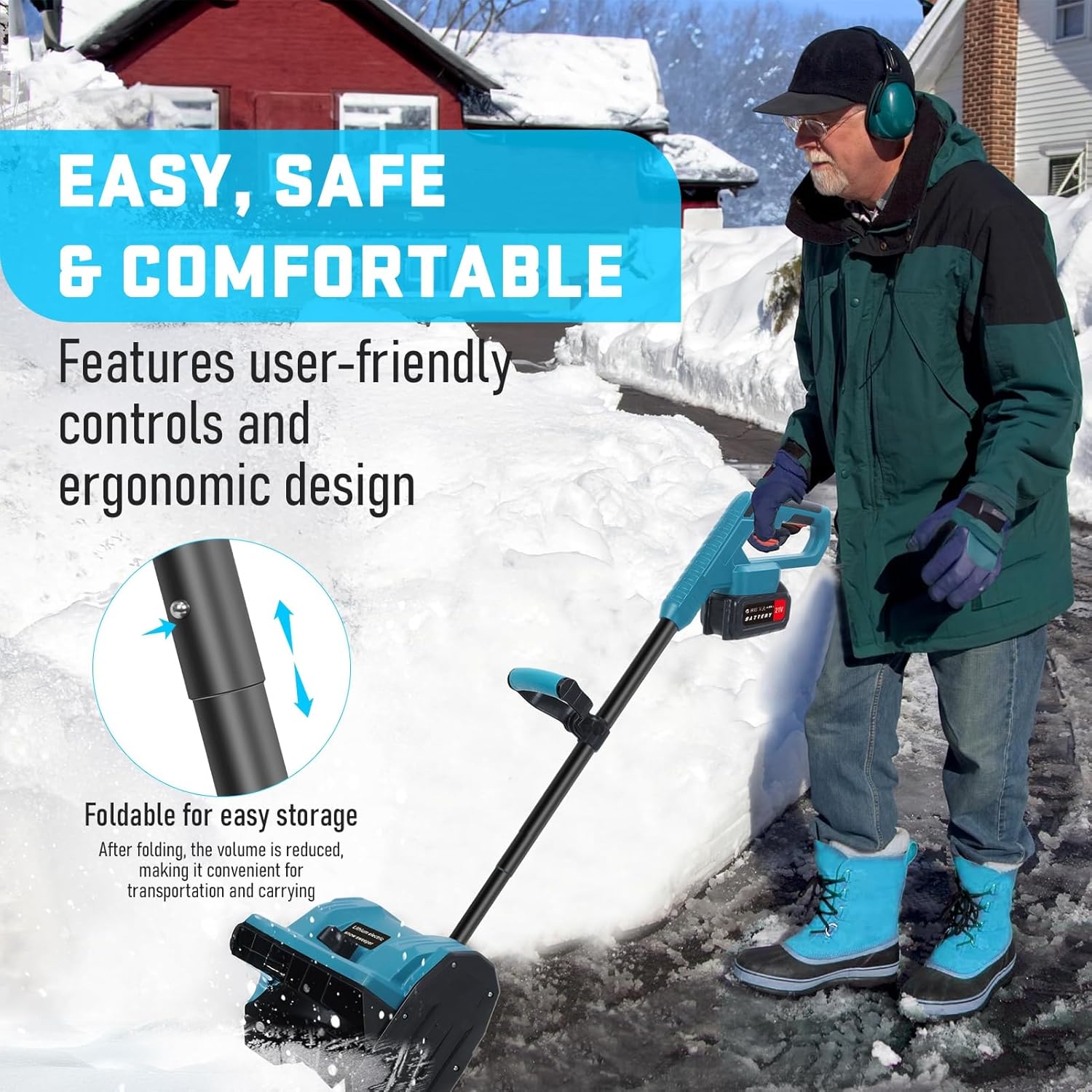 Electric Snow Shovel Cordless