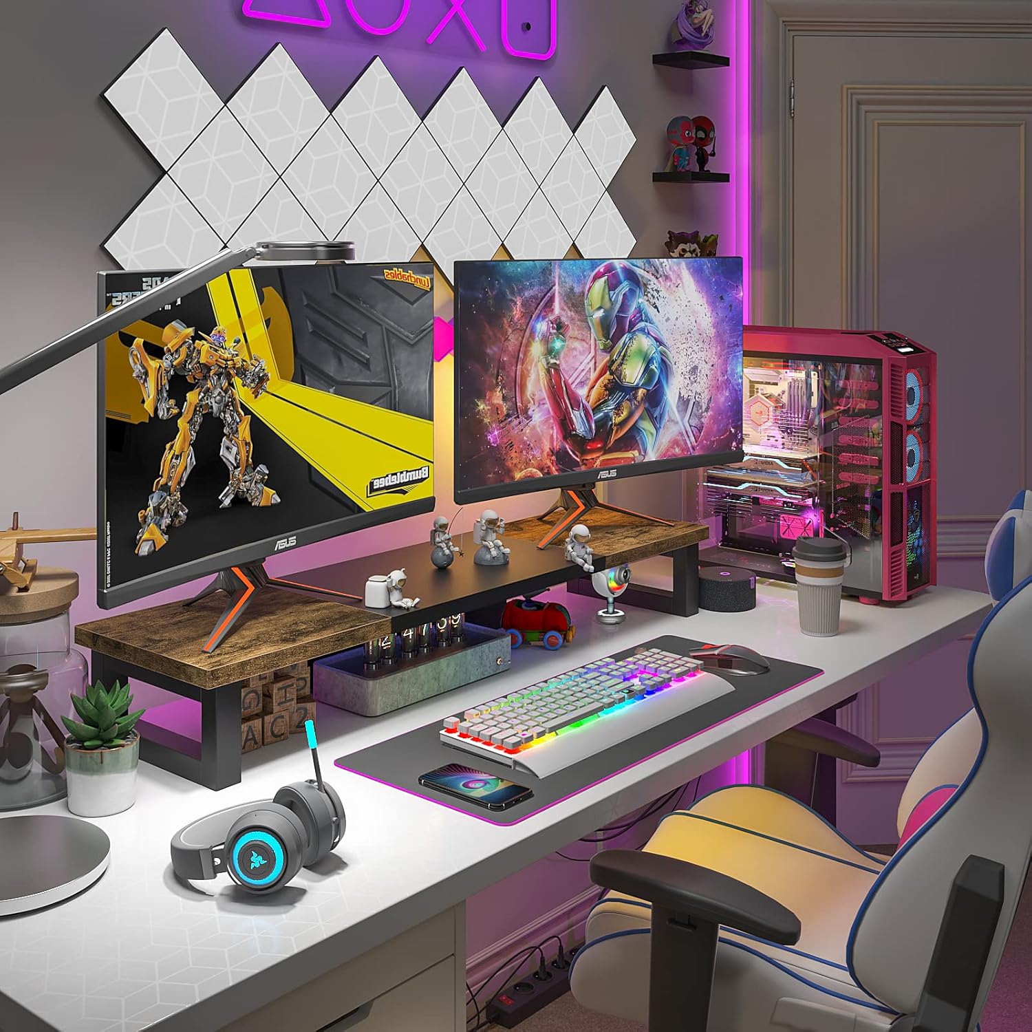 WESTREE Dual Monitor Riser Stand