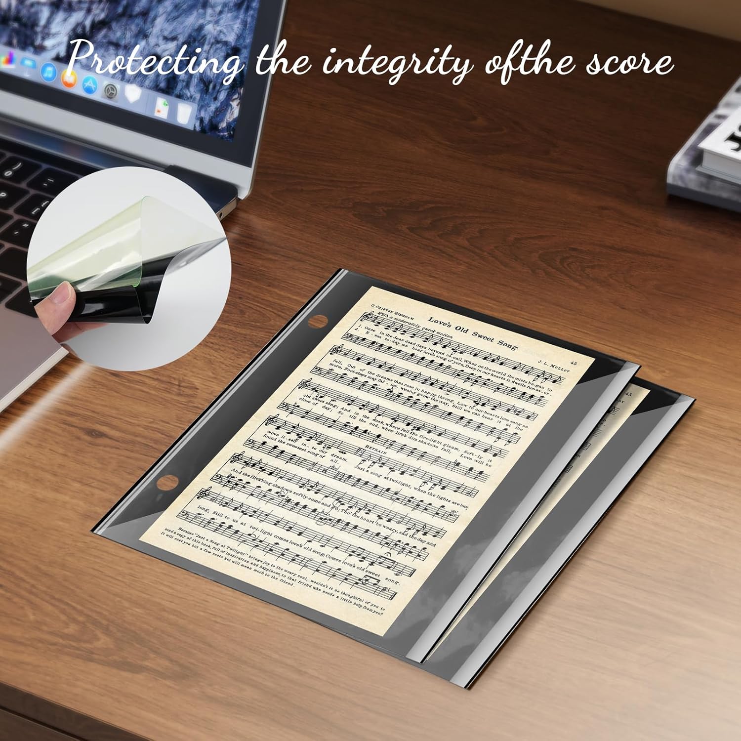 24 Pieces Black Flip Folio Marching Band Music