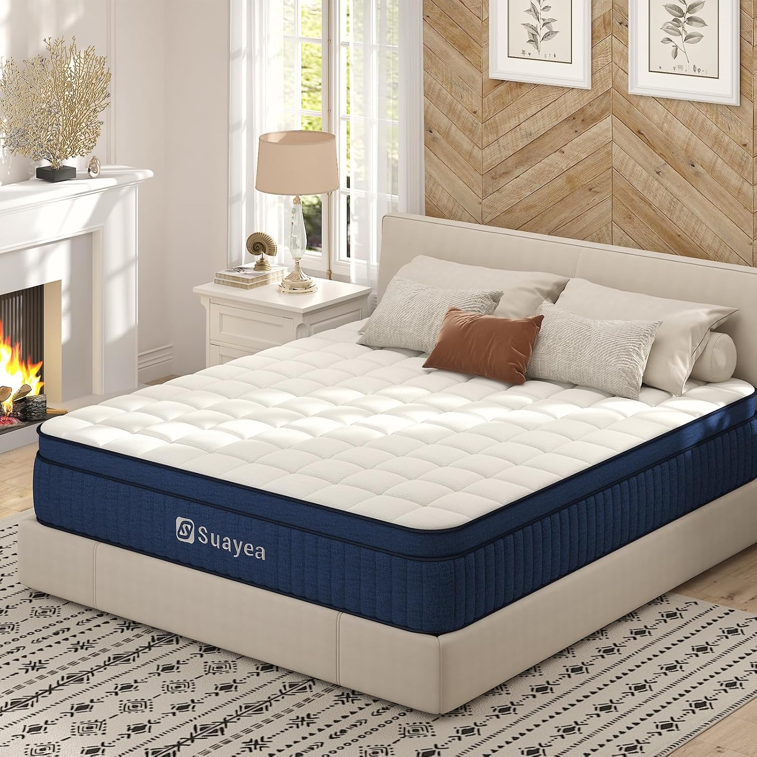 SUAYEA Full Size Mattress, 10 Inch Full Mattress