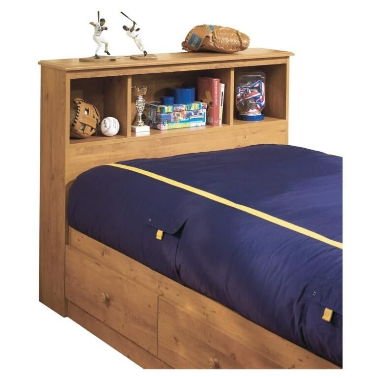 LITTLE TREASURES - BOOKCASE HEADBOARD WITH STORAGE Twin