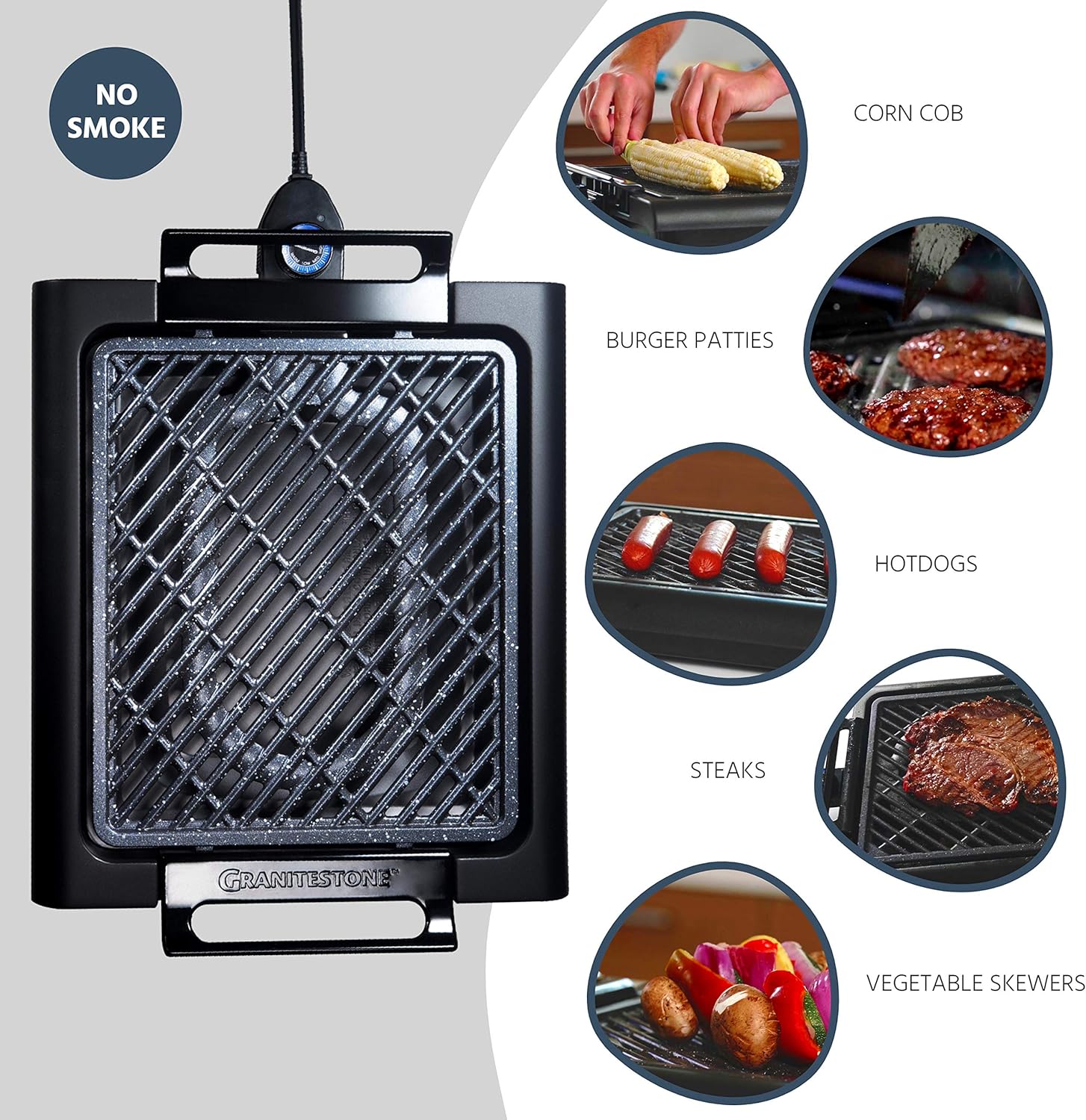 Granitestone Smokeless Indoor Grill