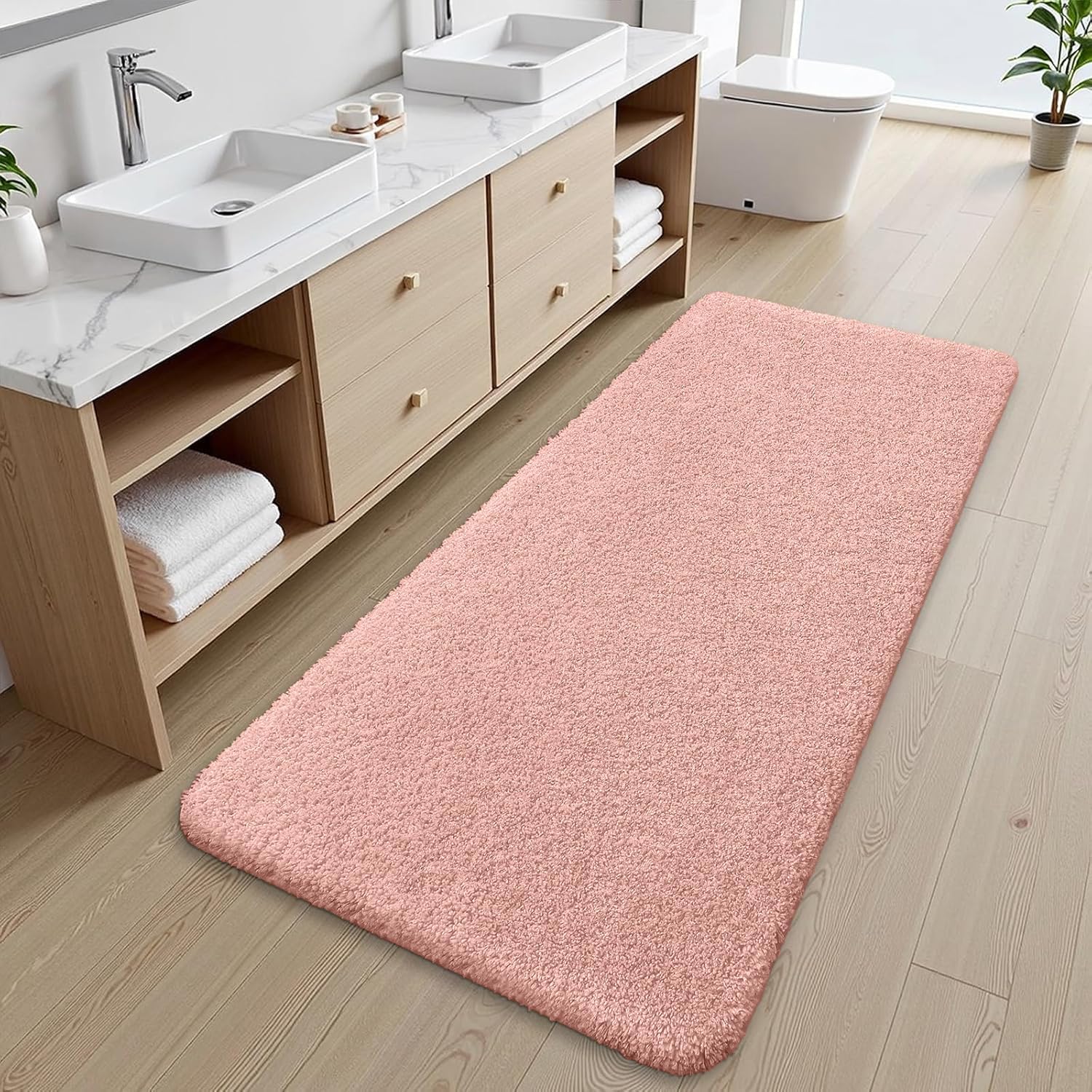 OLANLY Soft Microfiber Bath Mat