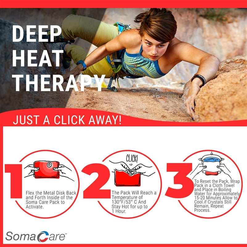 SomaCare Click Activation Tech Renewable Therapeutic Heat Pack - Neck & Shoulder