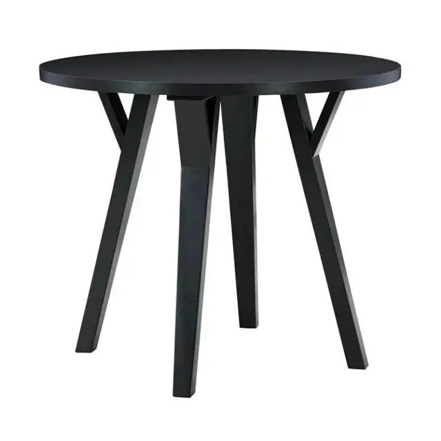 Signature Design by Ashley D406-15 Round Dining Room Table, Black