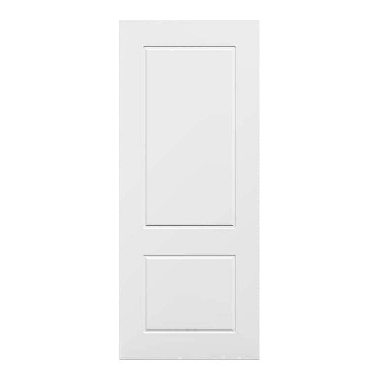 Prefinished Cascade White Wood Pocket Paneled Door 80" Height - 30"X80"