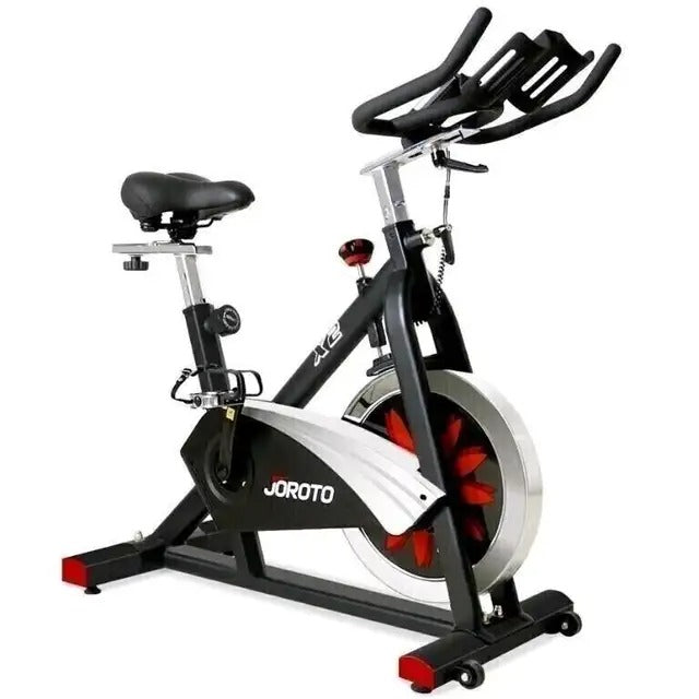 Joroto X2 Magnetic Indoor Cycling Bike with Belt Drive. 300 lbs weight Capacity, Black.