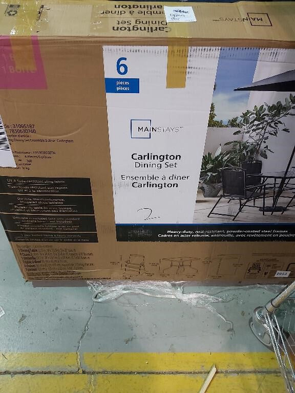 Mainstays Carlington Dining Set