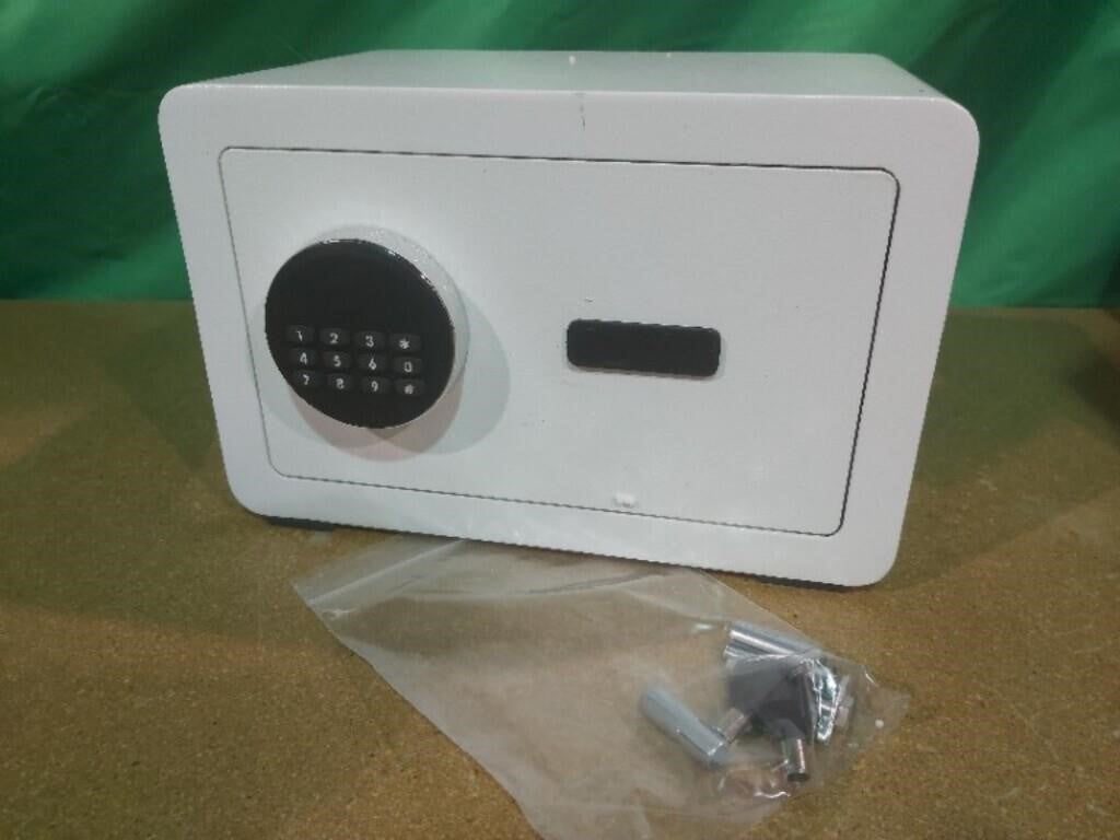 Digital Cabinet Security box, Fireproof, Waterproof, 0.5Cu.Ft, white