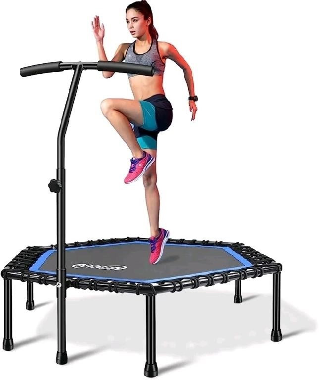 Trampoline with Adjustable Handle Bar, 330 LBS