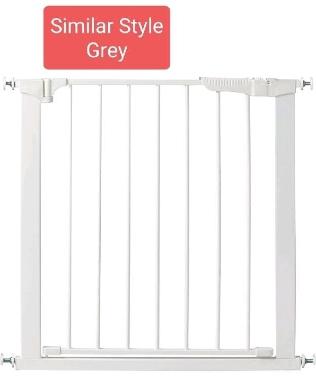 KidCo Safety Metal Gate for Kids and Pets - Fits 28" Wide, 30" Tall, White